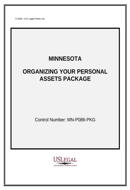 Integrate Organizing your Personal Assets Package - Minnesota Netsuite