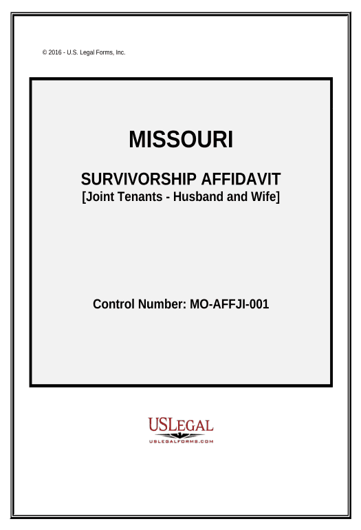 Automate Survivorship Affidavit - Joint Tenants - Husband and Wife - Missouri Pre-fill from Google Sheet Dropdown Options Bot
