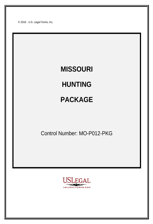 Integrate Hunting Forms Package - Missouri Pre-fill from Excel Spreadsheet Bot