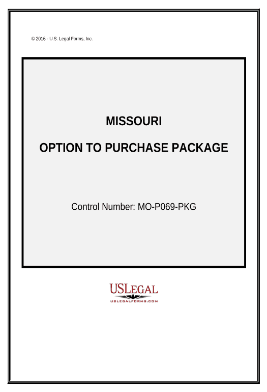 Manage Option to Purchase Package - Missouri Audit Trail Bot