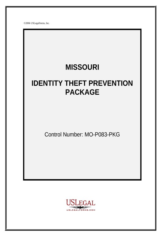 Incorporate Identity Theft Prevention Package - Missouri Pre-fill with Custom Data Bot