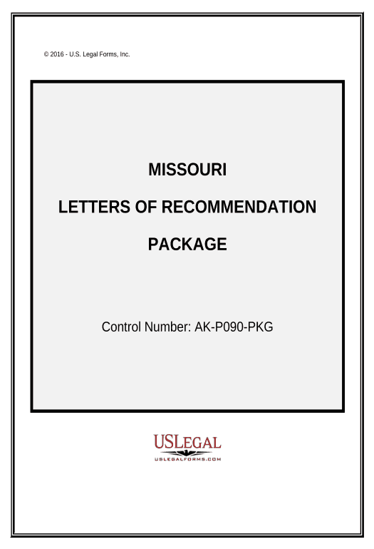 Archive Letters of Recommendation Package - Missouri Webhook Postfinish Bot