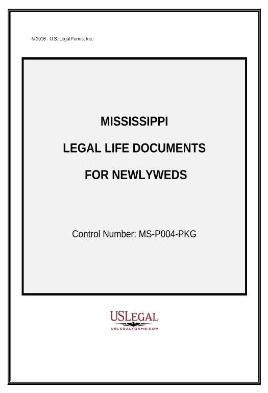 Export Essential Legal Life Documents for Newlyweds - Mississippi Pre-fill from AirTable Bot