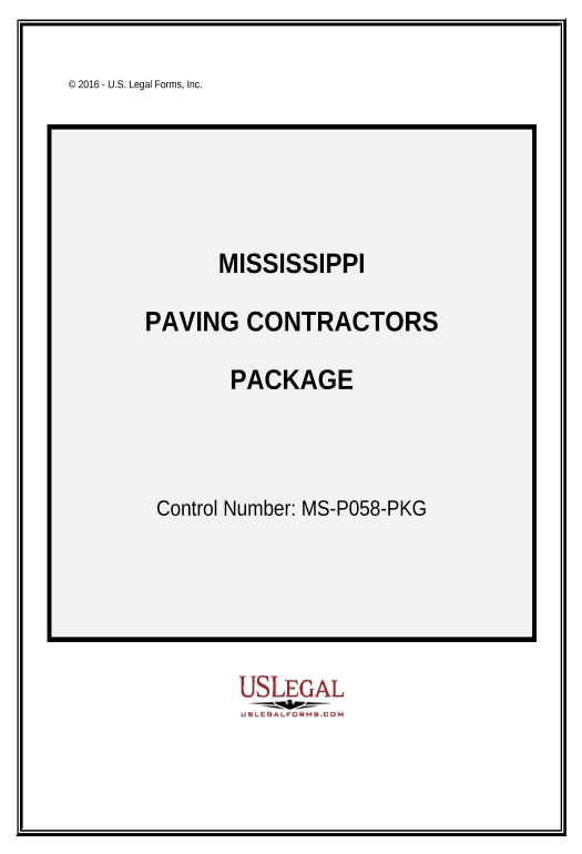 Extract Paving Contractor Package - Mississippi Calculate Formulas Bot