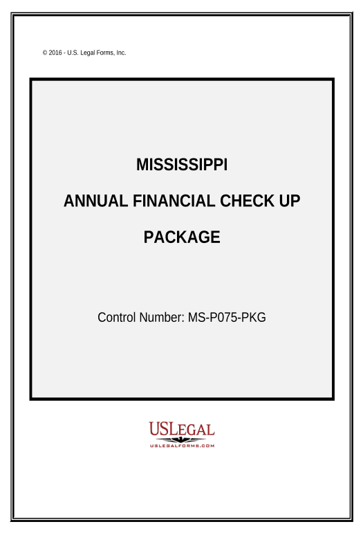 Manage Annual Financial Checkup Package - Mississippi SendGrid send Campaign bot