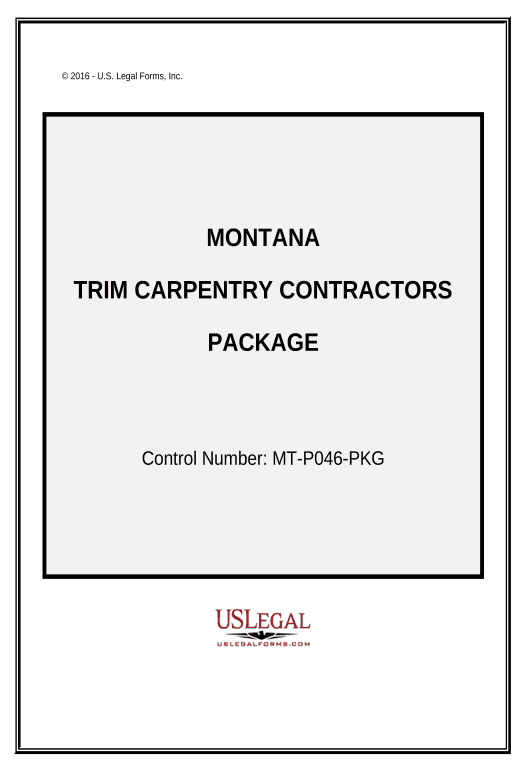 Archive Trim Carpentry Contractor Package - Montana Export to Excel 365 Bot