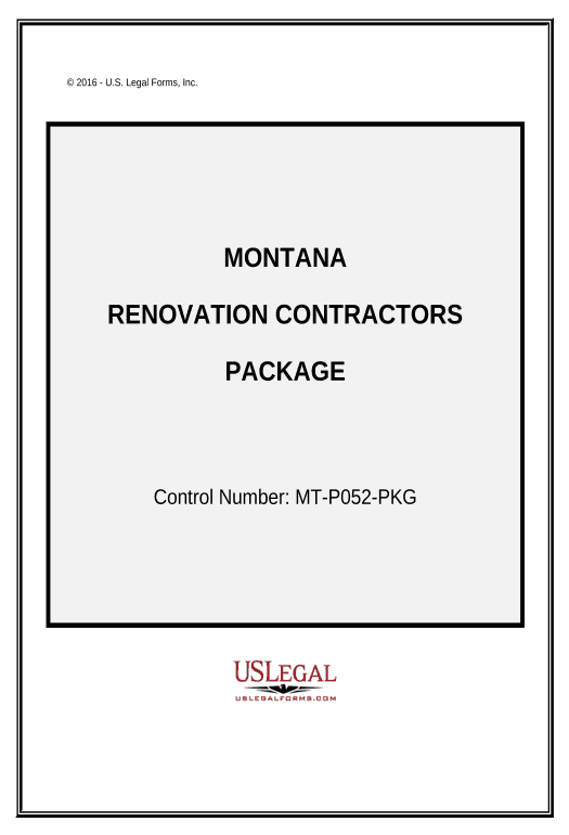 Update Renovation Contractor Package - Montana Notify Salesforce Contacts - Post-finish