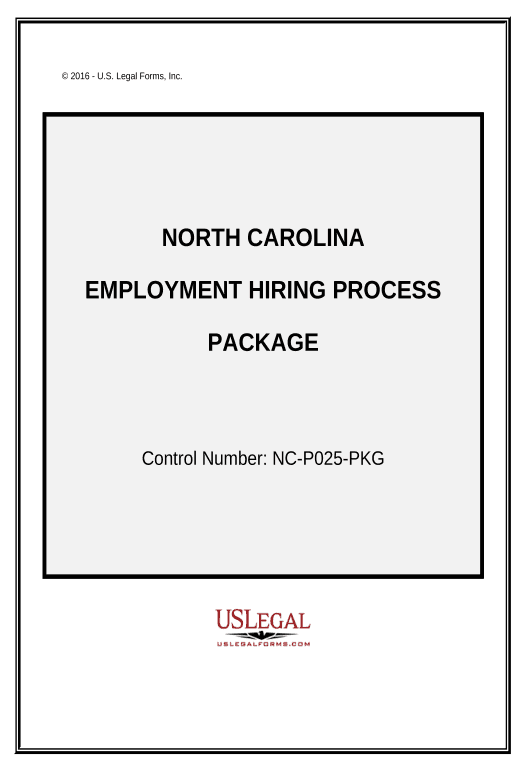 Update Employment Hiring Process Package - North Carolina Export to Smartsheet