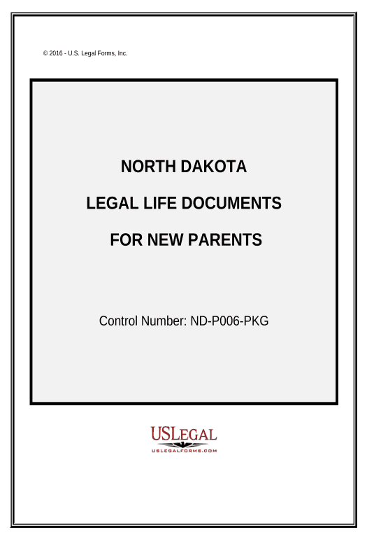 Extract Essential Legal Life Documents for New Parents - North Dakota Pre-fill from CSV File Bot