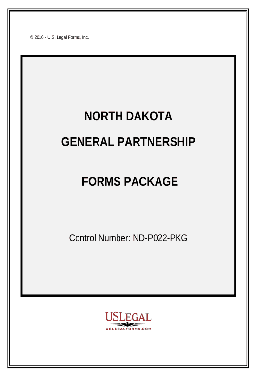 Pre-fill General Partnership Package - North Dakota Microsoft Dynamics