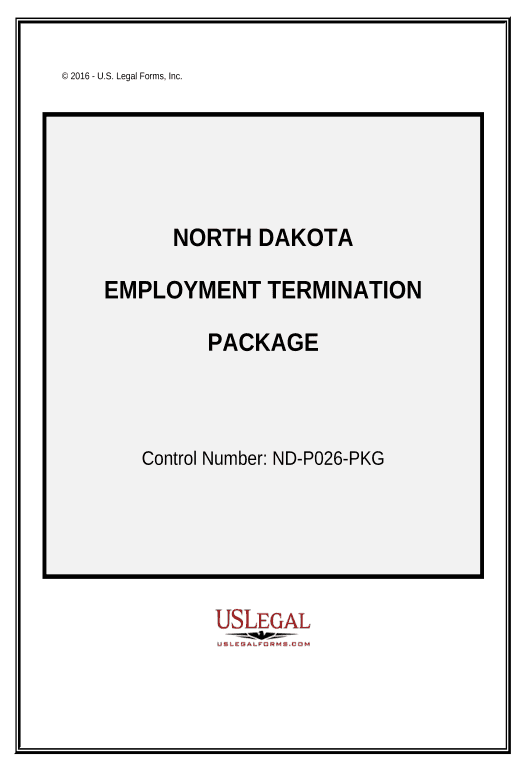 Export Employment or Job Termination Package - North Dakota Pre-fill from Google Sheets Bot