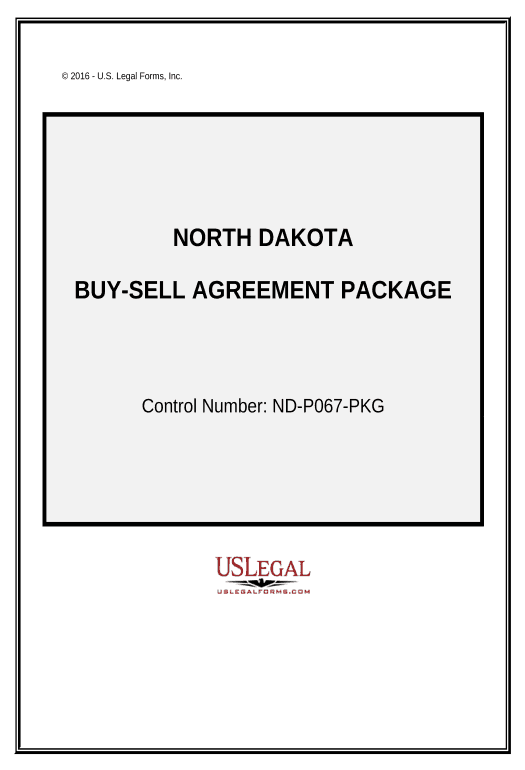 Pre-fill Buy Sell Agreement Package - North Dakota OneDrive Bot