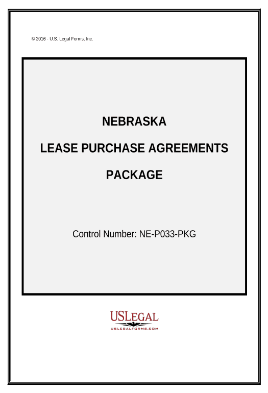 Export Lease Purchase Agreements Package - Nebraska Text Message Notification Bot