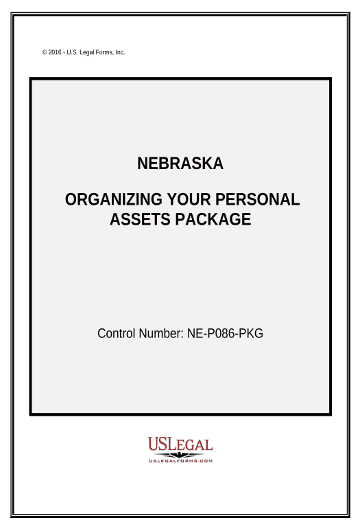 Synchronize Organizing your Personal Assets Package - Nebraska Pre-fill with Custom Data Bot