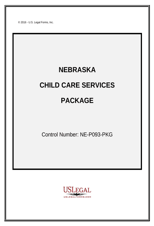 Export Child Care Services Package - Nebraska
