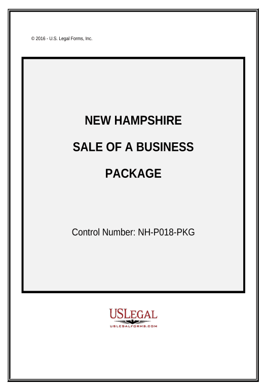 Export Sale of a Business Package - New Hampshire Audit Trail Bot