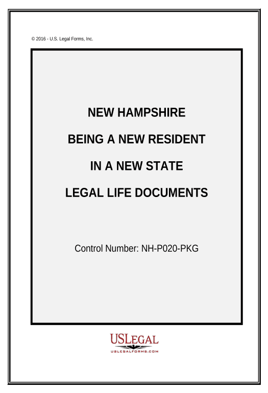Manage New State Resident Package - New Hampshire Pre-fill Dropdowns from Smartsheet Bot