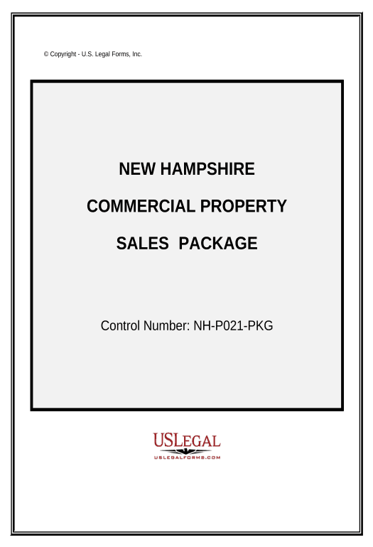 Pre-fill Commercial Property Sales Package - New Hampshire Pre-fill from CSV File Bot