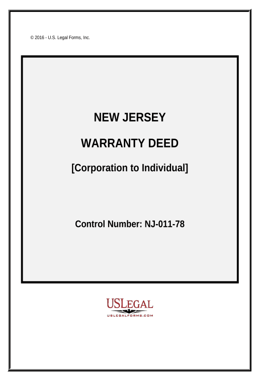 Manage new jersey warranty deed Create Salesforce Record Bot