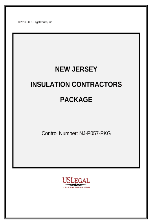 Manage Insulation Contractor Package - New Jersey Email Notification Postfinish Bot