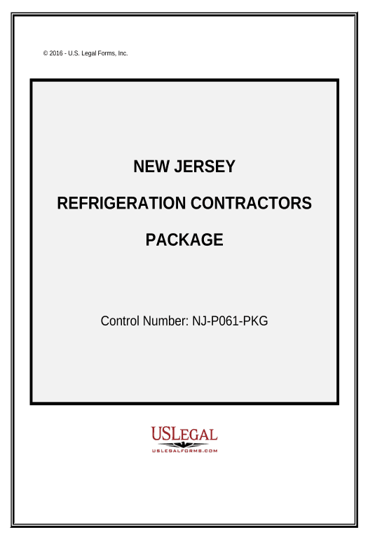 Update Refrigeration Contractor Package - New Jersey Trello Bot