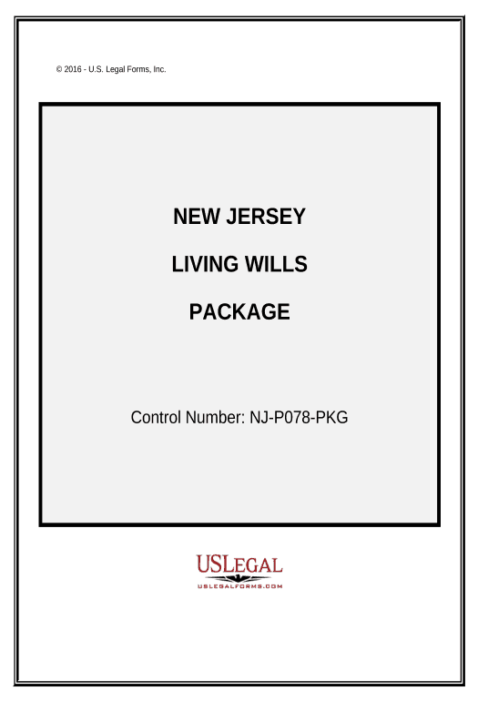 Export Living Wills and Health Care Package - New Jersey Pre-fill from Excel Spreadsheet Bot