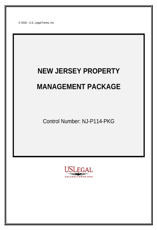 Manage New Jersey Property Management Package - New Jersey Remind to Create Slate Bot