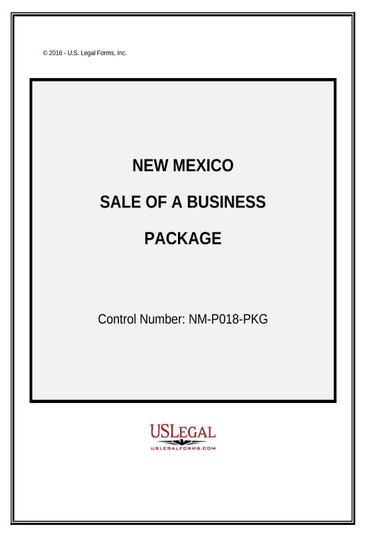 Automate Sale of a Business Package - New Mexico Text Message Notification Postfinish Bot