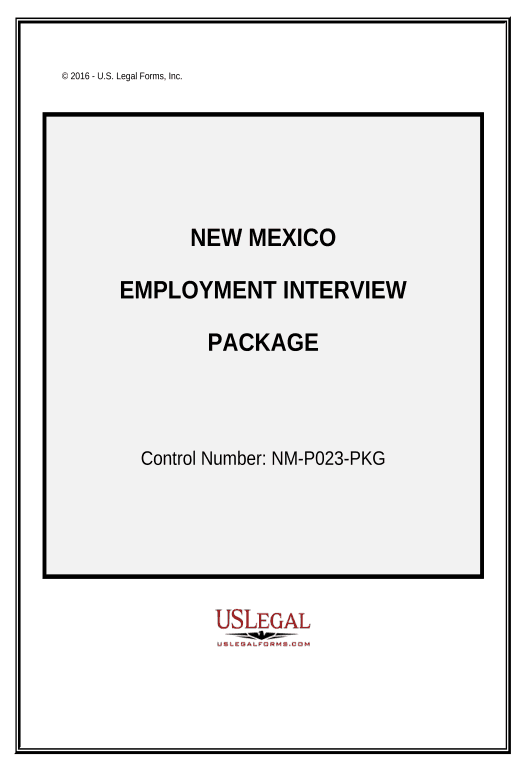 Integrate Employment Interview Package - New Mexico Mailchimp send Campaign bot