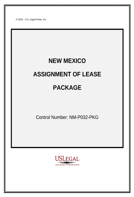 Incorporate Assignment of Lease Package - New Mexico Pre-fill from Excel Spreadsheet Bot