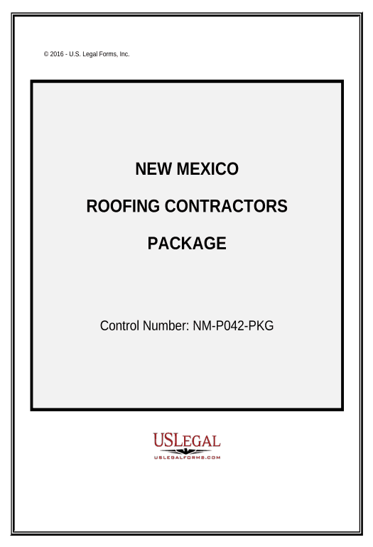 Archive Roofing Contractor Package - New Mexico Export to Salesforce Bot