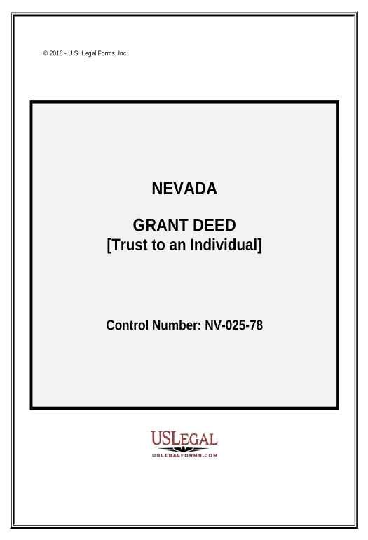 Extract Grant Deed from Trust to an Individual - Nevada Invoke Salesforce Process Bot