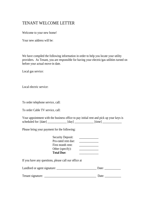 Export Tenant Welcome Letter - New York Google Sheet Two-Way Binding Bot