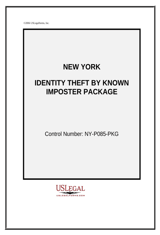 Synchronize Identity Theft by Known Imposter Package - New York Pre-fill Slate from MS Dynamics 365 Records