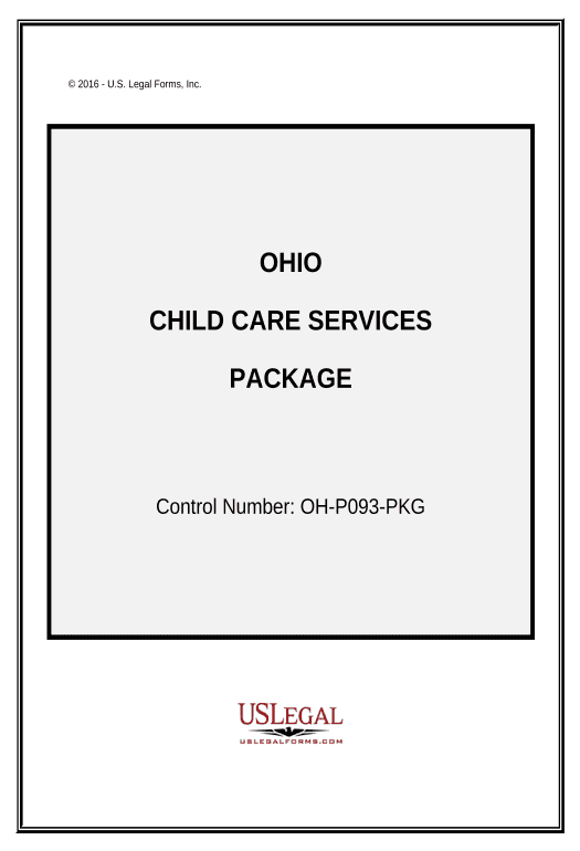 Manage Child Care Services Package - Ohio Export to Smartsheet