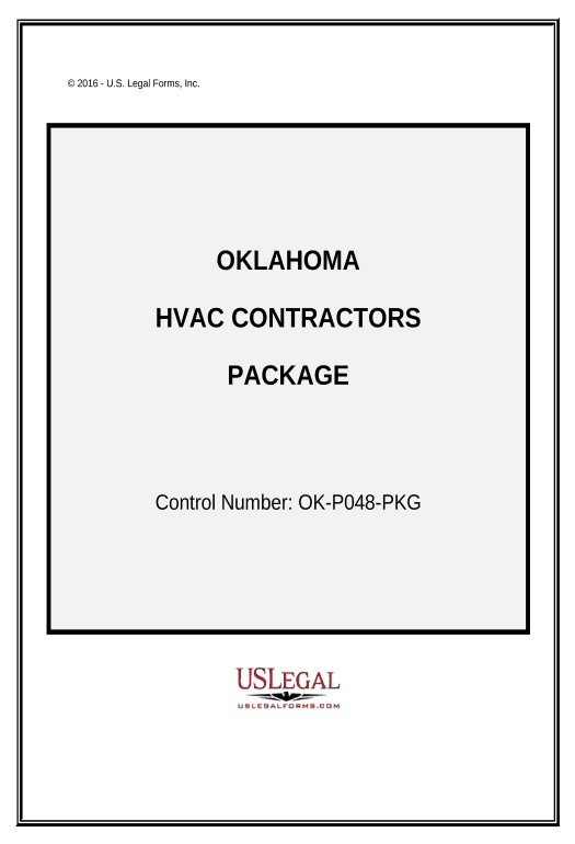 Synchronize HVAC Contractor Package - Oklahoma