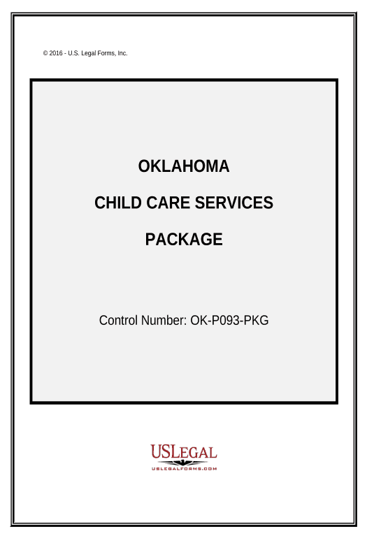 Synchronize Child Care Services Package - Oklahoma Remove Tags From Slate Bot