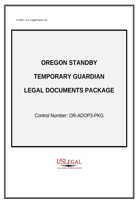 Integrate Oregon Standby Temporary Guardian Legal Documents Package - Oregon SendGrid send Campaign bot