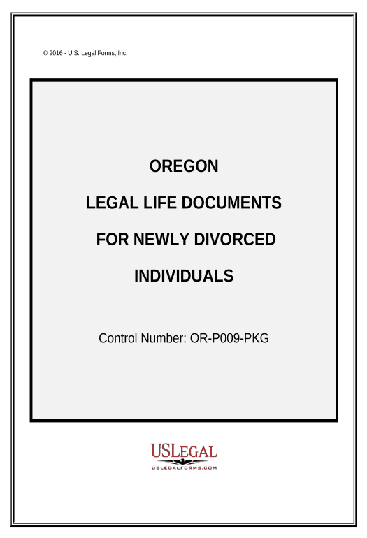 Automate Newly Divorced Individuals Package - Oregon Export to Formstack Documents Bot