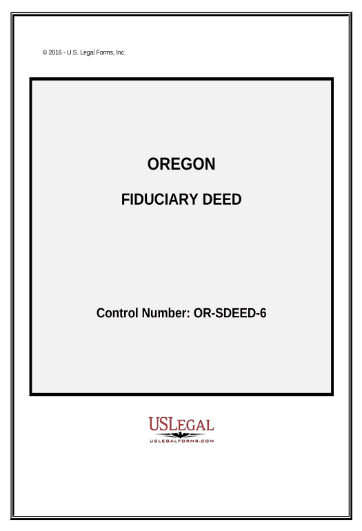 Integrate Fiduciary Deed for use by Executors, Trustees, Trustors, Administrators and other Fiduciaries - Oregon Export to NetSuite Record Bot