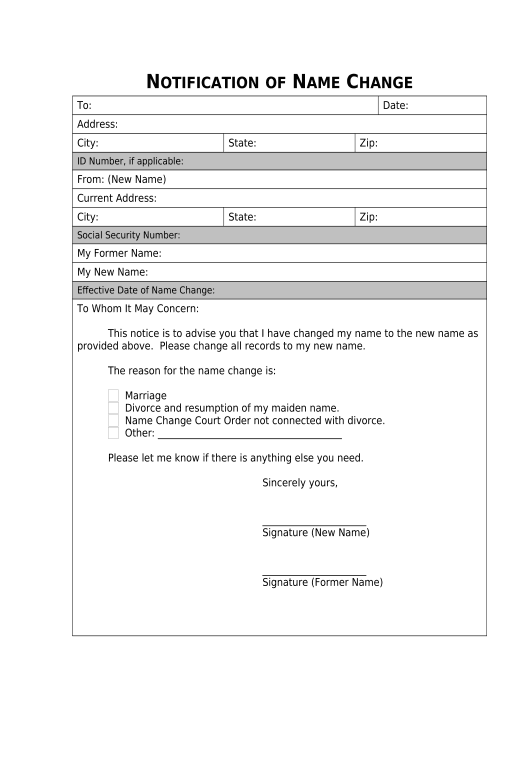 Pre-fill Name Change Notification Form - Rhode Island Set signature type Bot