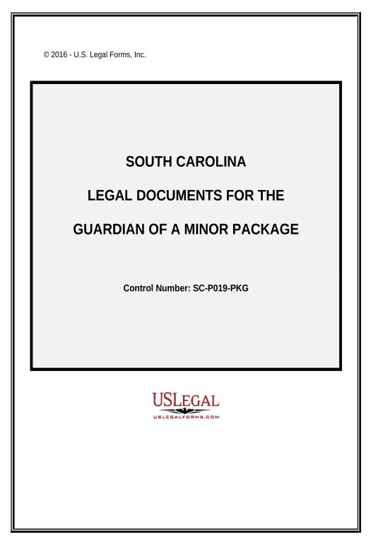Integrate Legal Documents for the Guardian of a Minor Package - South Carolina Email Notification Postfinish Bot