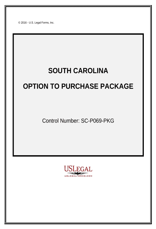 Extract Option to Purchase Package - South Carolina Basecamp Create New Project Site Bot