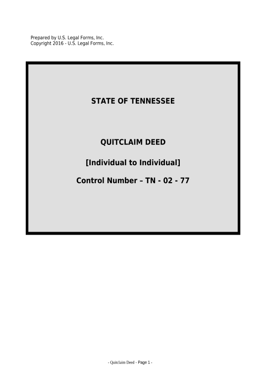 Export tennessee quitclaim deed Create Salesforce Record Bot