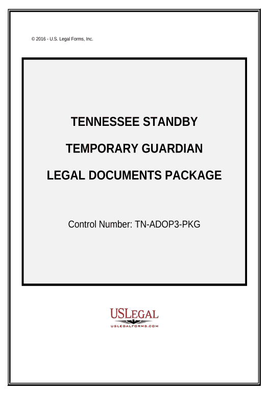 Update Tennessee Standby Temporary Guardian Legal Documents Package - Tennessee Text Message Notification Postfinish Bot