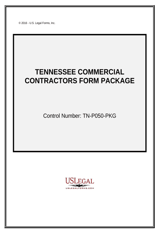 Incorporate Commercial Contractor Package - Tennessee Pre-fill Document Bot
