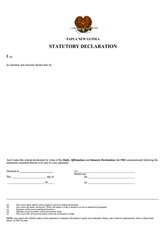 Extract png statutory declaration form from Microsoft Dynamics