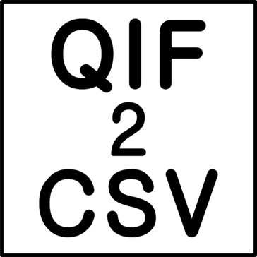 Extract from QIF2CSV (QIF to CSV/Excel/PDF Converter) Bot