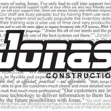 Extract from Jonas Enterprise Service & Construction Software Bot