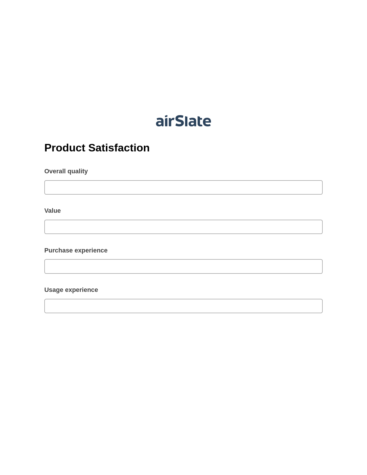 Product Satisfaction Pre-fill from MySQL Bot, Create Salesforce Record Bot, Webhook Postfinish Bot